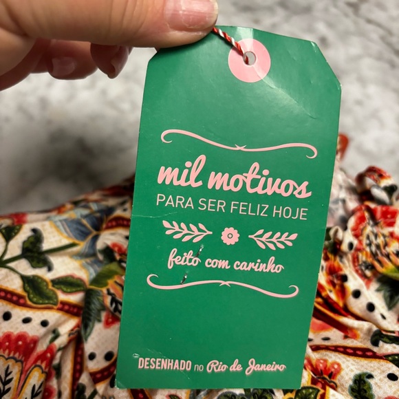 Farm Rio Floral Patterned Halter Top - Picture 4 of 6